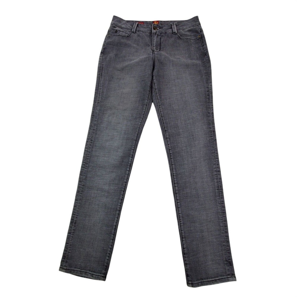 CC - Sassoon Skinny Leg Shuffle Jeans Women 10 Gray Black Ooh La La Vintage